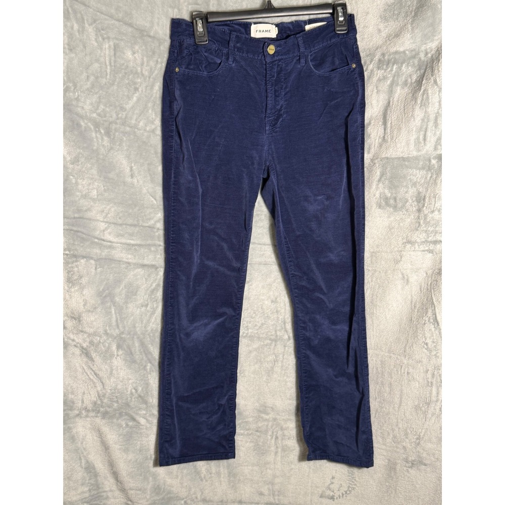 FRAME Le High velvet skinny Pants Blue Women's Size 27
Ankle length super soft